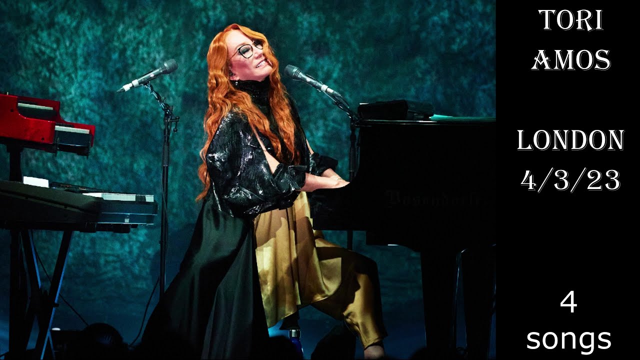 Tori Amos LIVE 4/3/23 Royal Albert Hall, London - 4 songs with extra cameras