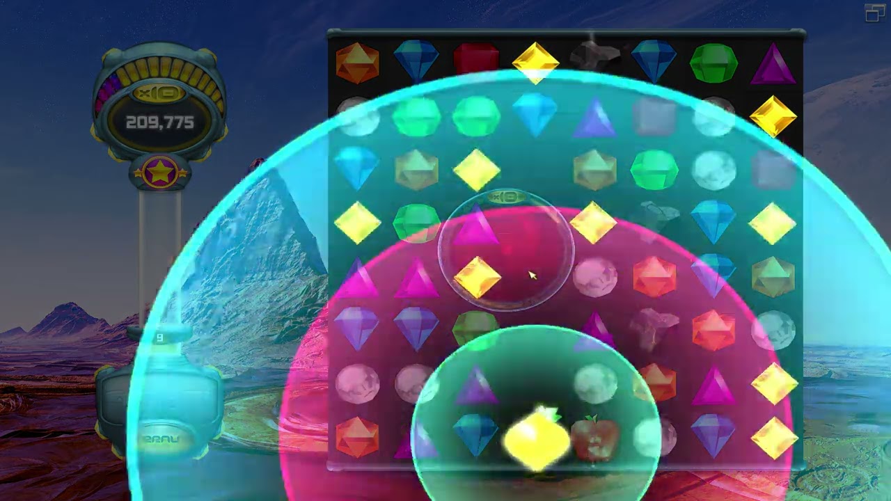 Bejeweled Twist - Zen mode, 1M points in 18 levels