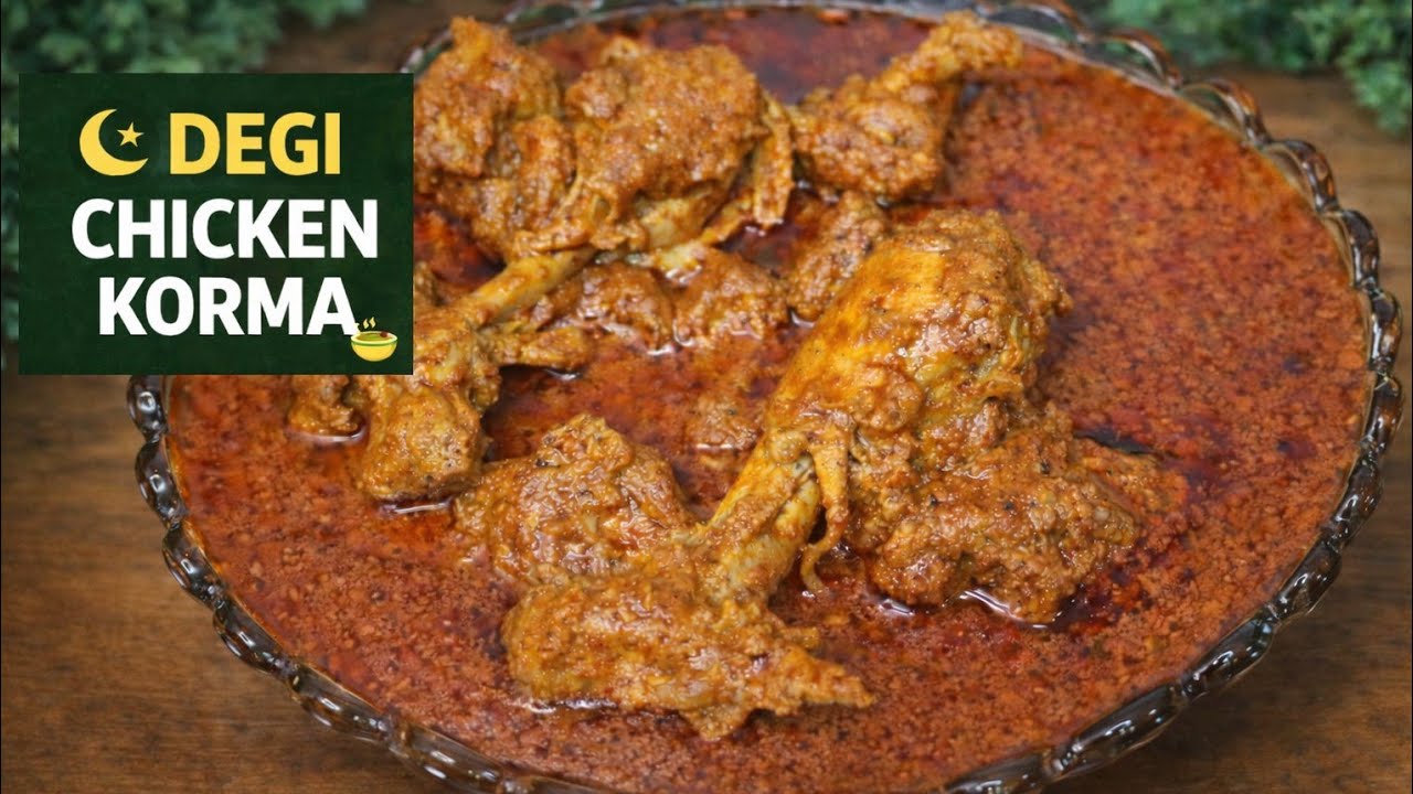 Ramzan Special Deggi Chicken Korma | Shahi Chicken Korma Recipe | Episode 3