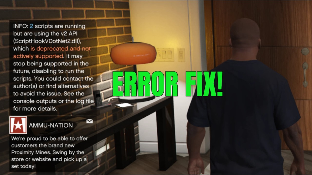 Исправлена ​​ошибка «Скрипты выполняются, но используют API V2» в GTA 5 (работает на 100%) | 2026