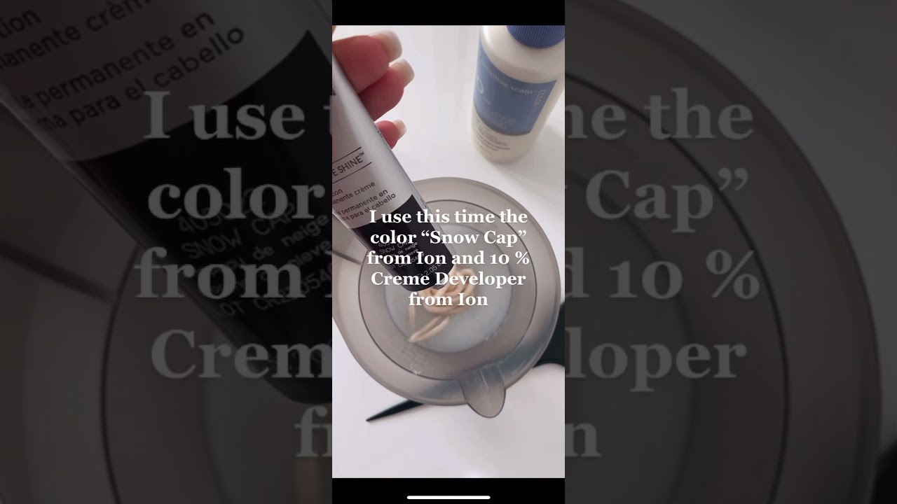 How I fix my yellow blonde hair using Ion snow cap colour for toning my hair ashy