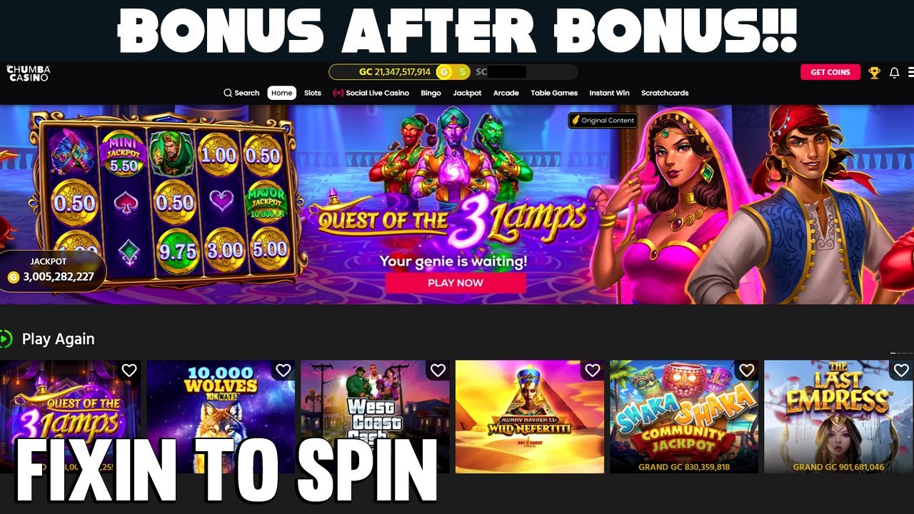 BONUS AFTER BONUS!! Another WINNING DAY on Chumba Casino