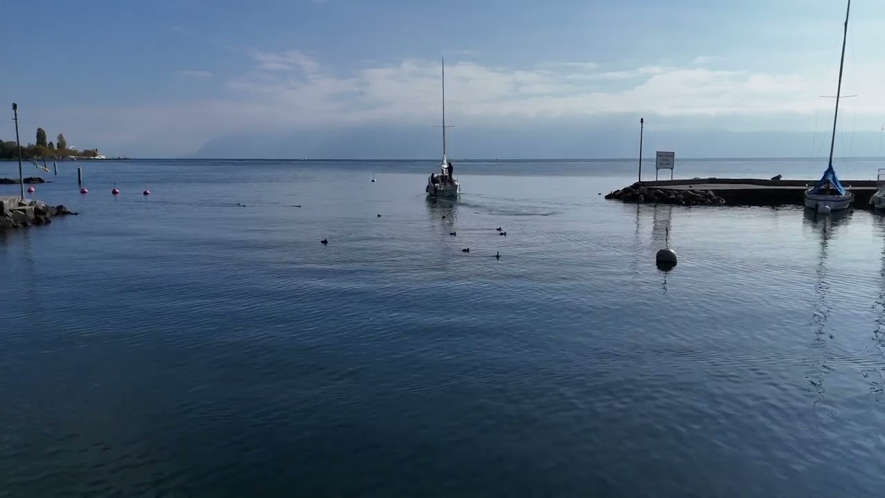 Le port de Vidy &agrave; Lausanne