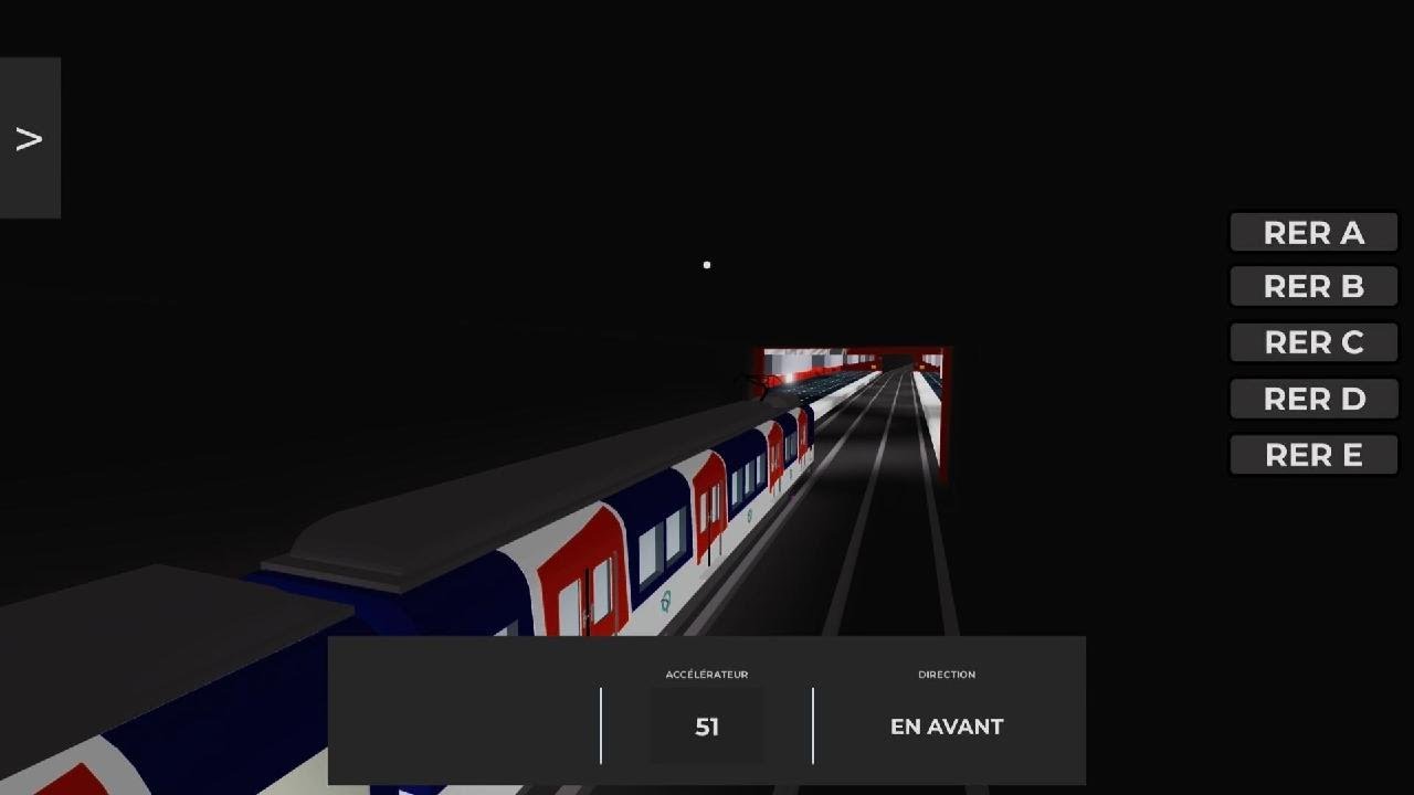 Roblox projet RER trajet avec un MS61 ( RER A )