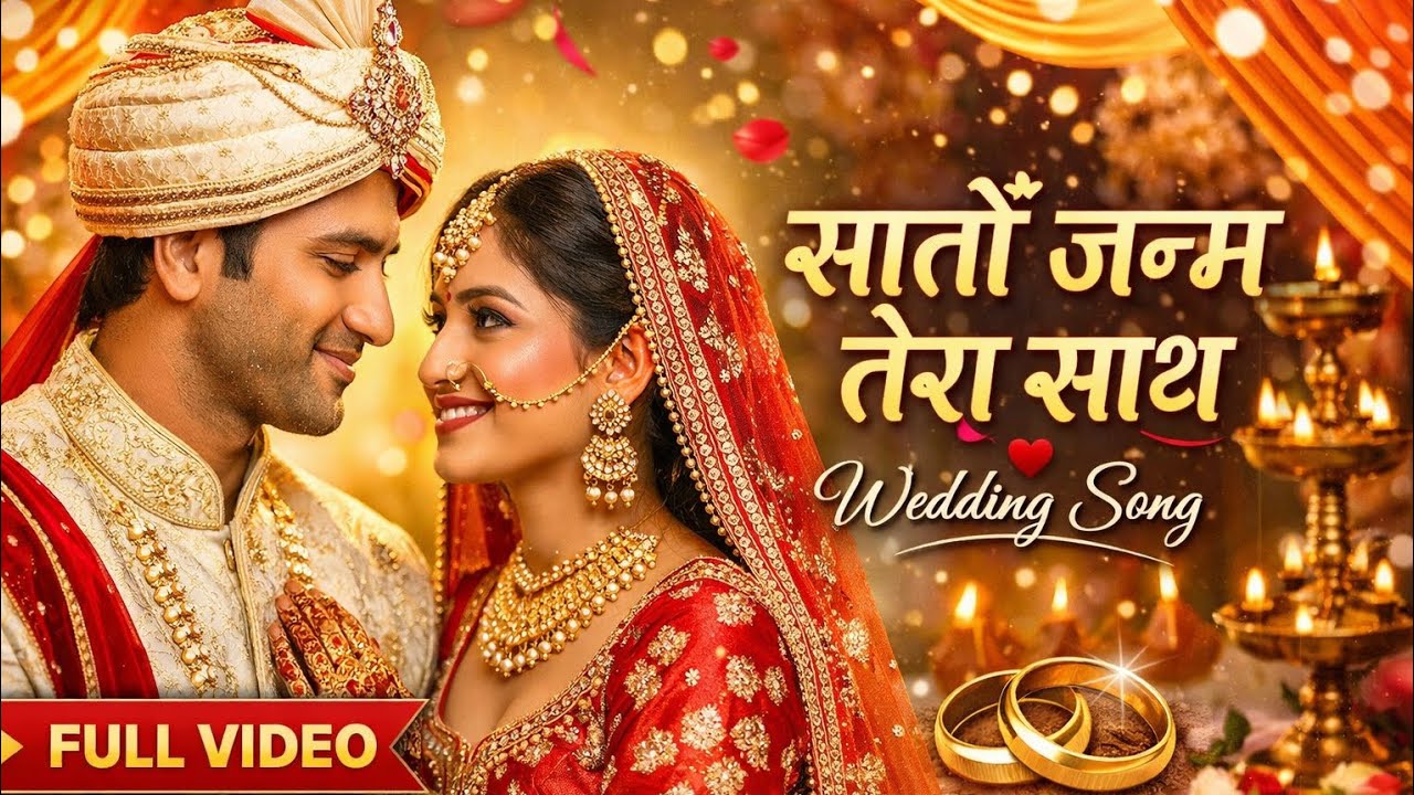 Saaton Janam Tera Saath 🥰| Bollywood Songs | Hindi Romantic Song | #Bollywood ❤️