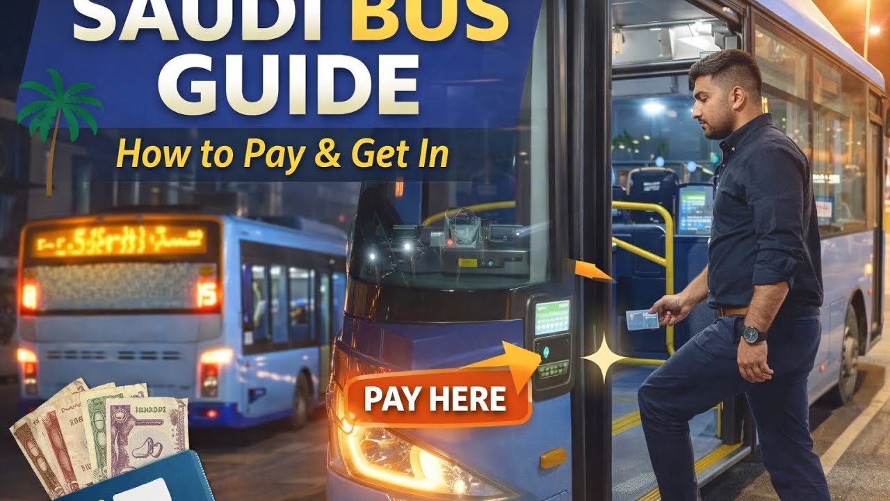 How to Use Bus Services in Saudi Arabia | Payment, Travel, & Tracking Guide 🚍🇸🇦| Osamz Things