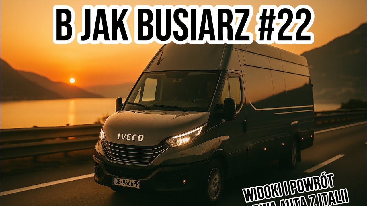 B jak busiarz #22 | Piękne Brennero o poranku i konwój z kolegą na powrocie z Włoch 