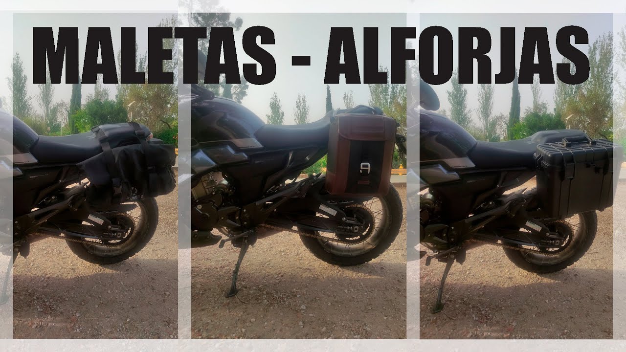 Maletas, alforjas y paseo con mucho calor | Zontes G1