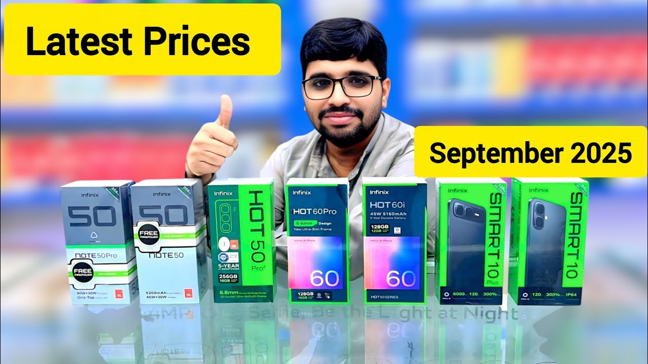 Latest Infinix Phone Prices in Pakistan September 2025 | @brothermobile3020 