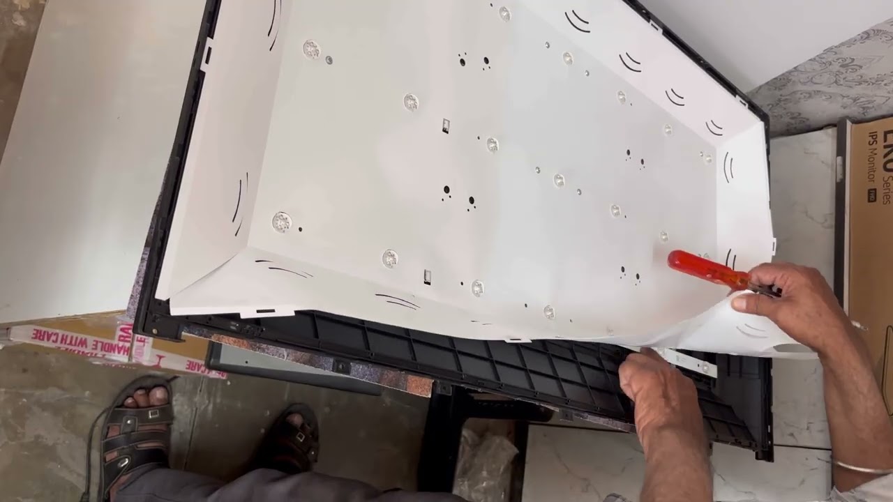 How to install Sony led back light 43inch