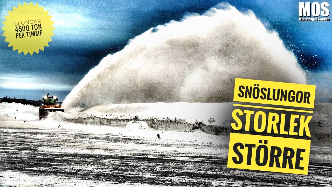 Snöslungor storlek större