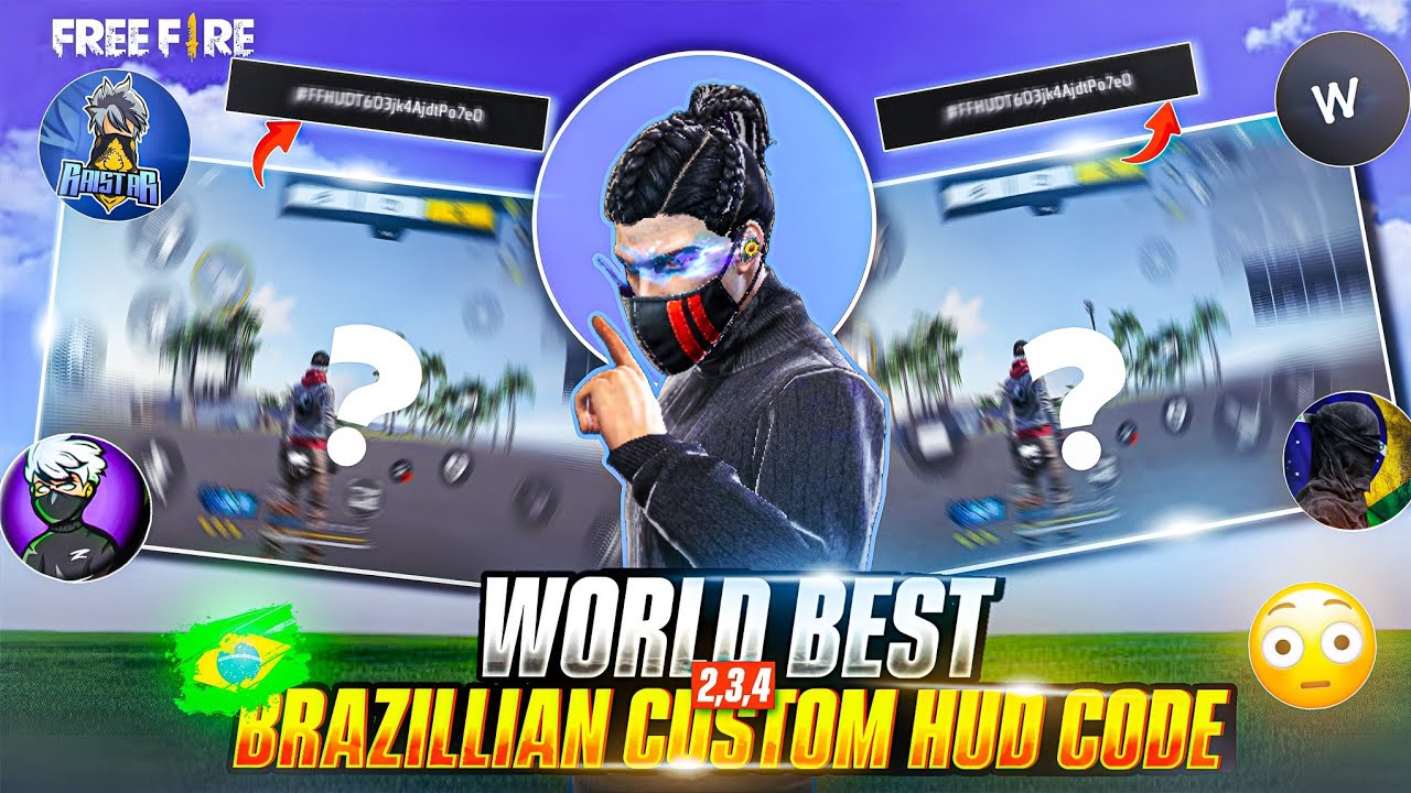 TOP 3 BEST 2,3,4 FINGER BRAZILLIAN 🇧🇷😱 CUSTOM HUD 💯⚙️ | BEST 3 FREESTYLE CUSTOM HUD 🥶🤯 | AMIN PRIME 