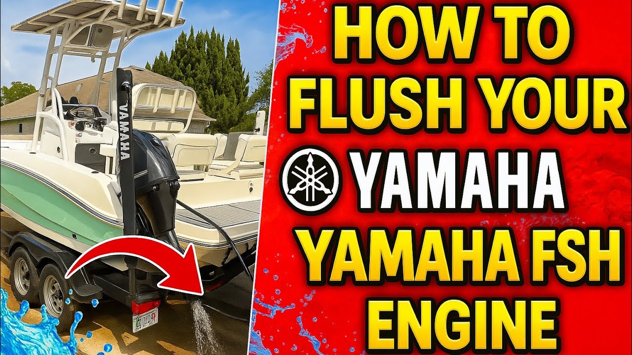 How to flush your Yamaha FSH 190/195 Jet Boat engine