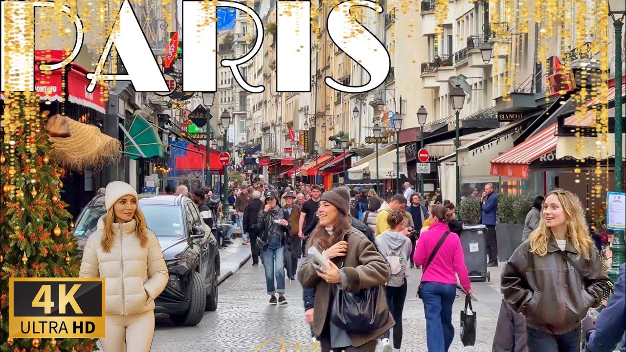 [🇫🇷Paris France 4K 60FPS Walking Tour] Paris Early Winter☕️Walk 14/NOVEMBER/2025
