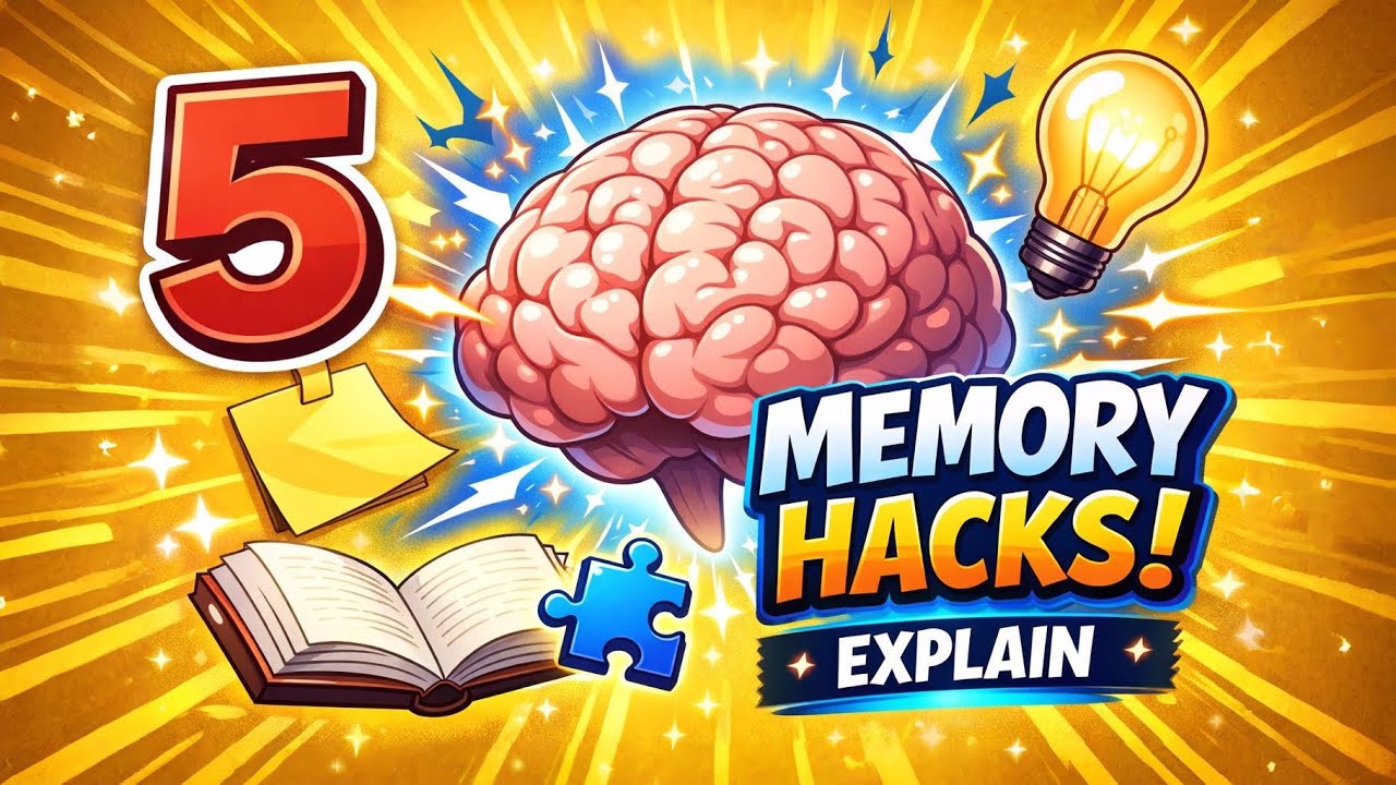 Scientifically Approved 5 Memory Hacks | Explained Briefly