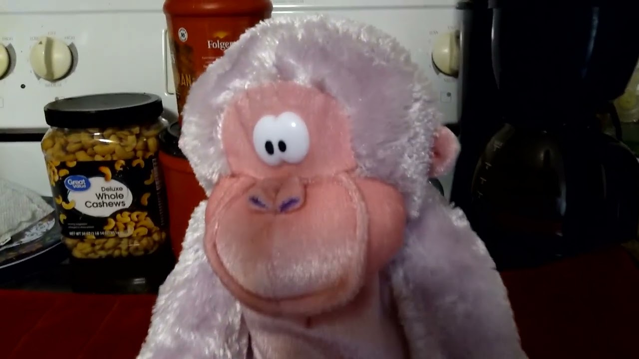 Gemmy Animated Funky Monkey - Pink - 