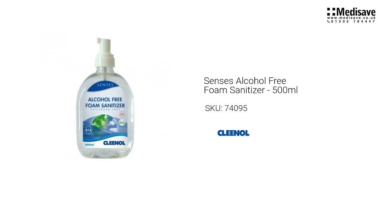 Senses Alcohol Free Foam Sanitizer 500ml 74095