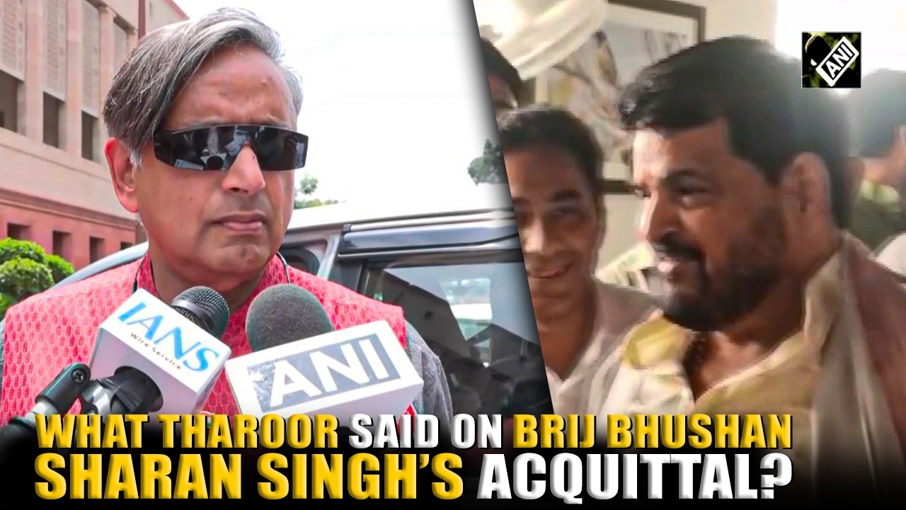 Must Watch! Congress MP Shashi Tharoor said this on Brij Bhushan Sharan Singh&rsquo;s acquittal