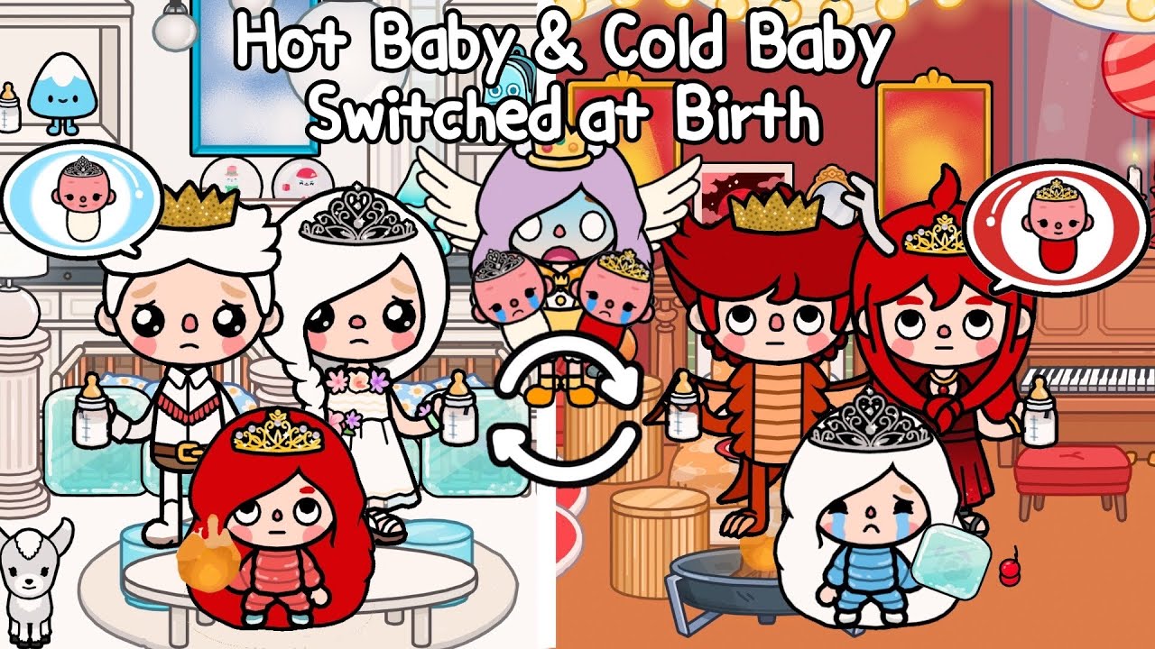 Hot Baby & Cold Baby Switched at Birth 🔥❄️👶🏻 | Sad Story | Toca Life Story | Toca Boca