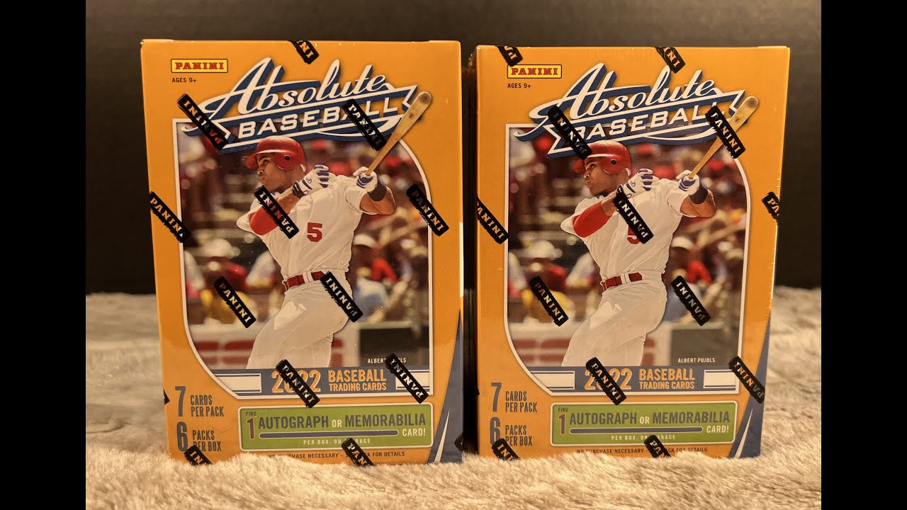 2022 Panini Absolute Baseball Two Blaster Box Break