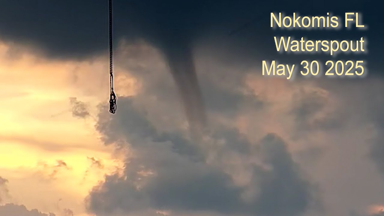 Nokomis FL Waterspout May 30 2025