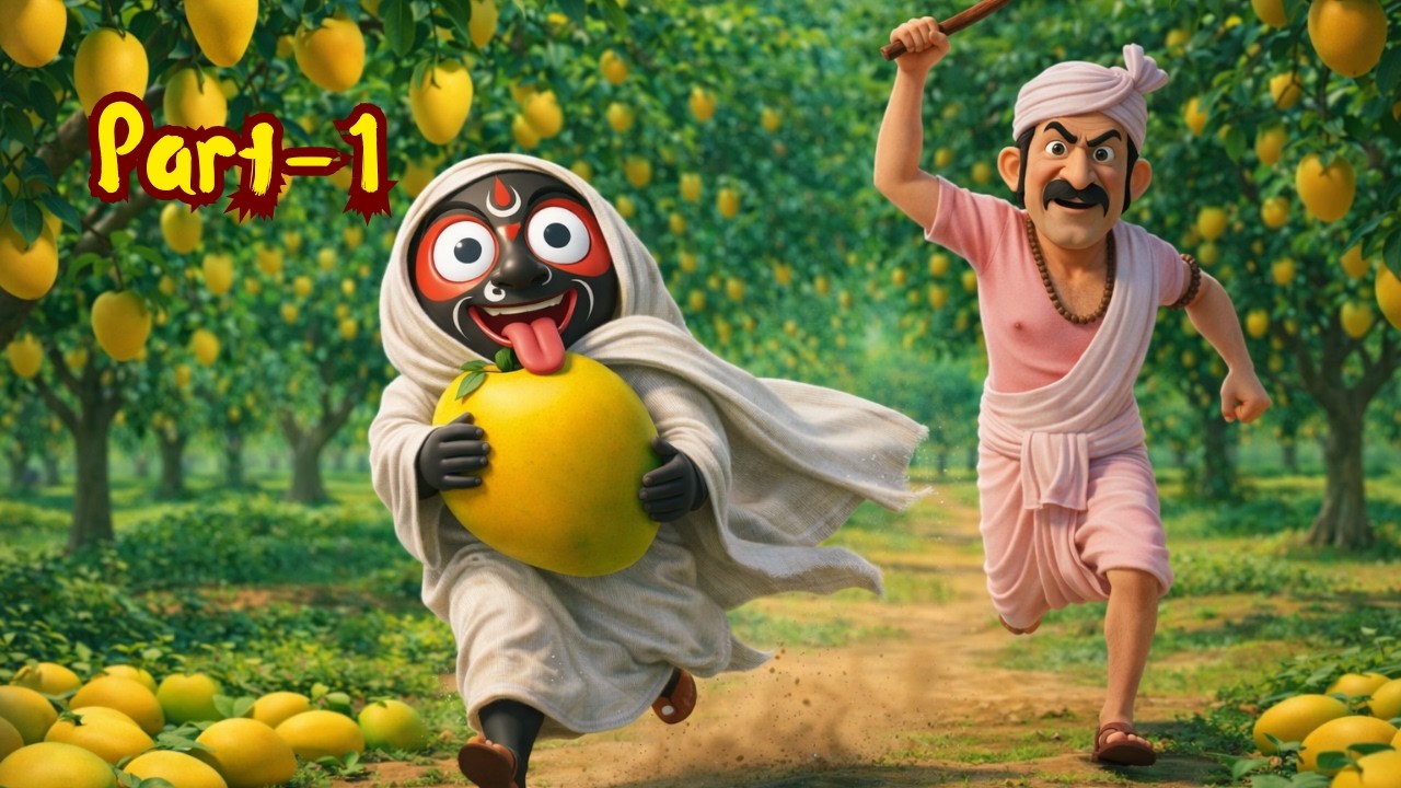 अरे-अरे! प्रभु आम चुराकर क्यों भाग रहे हैं? 😲🍋....जगन्नाथ जी की अनोखी लीला...Hindi Animated Story