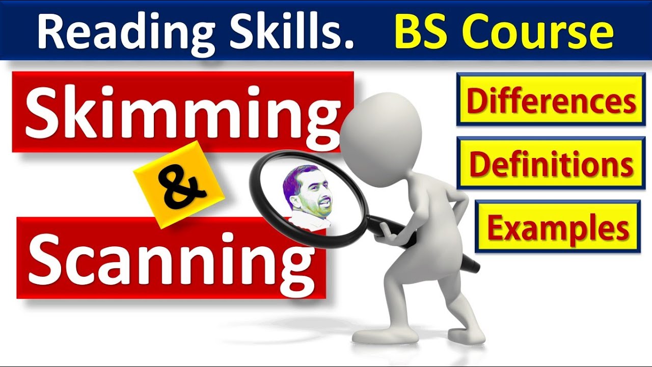 Skimming and scanning reading