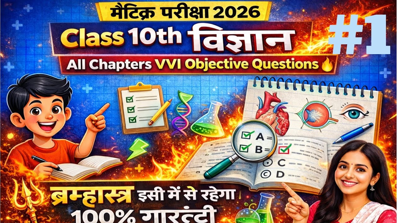 class 10 science all chapters objective brmhstra/ Class10th science full syllabus mcqboard exam 2026