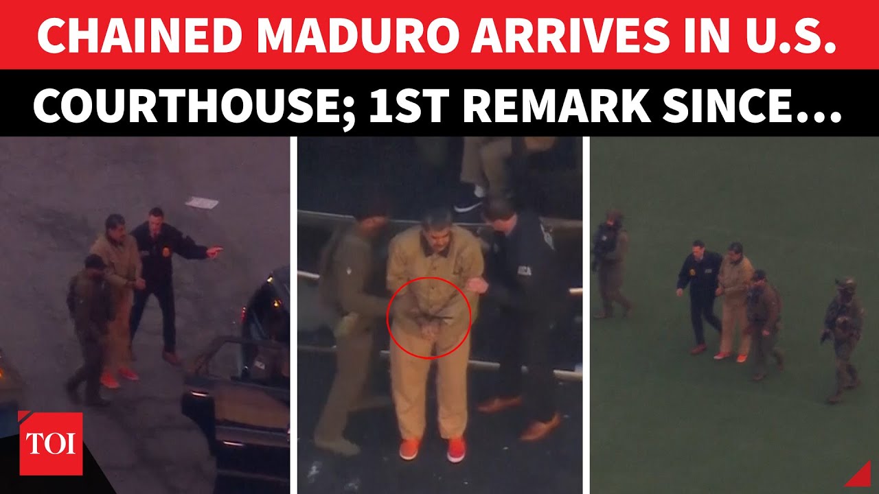 Maduro In US Court; FIRST REMARK After Trump&rsquo;s Dramatic Capture | High Drama In New York On Cam