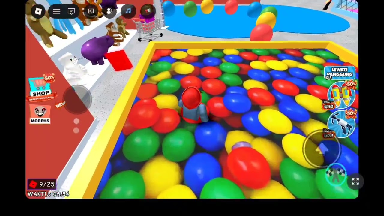 Roblox kabur dari supermarket obby #gamer #gameplay #gaming #gamingvideos 
