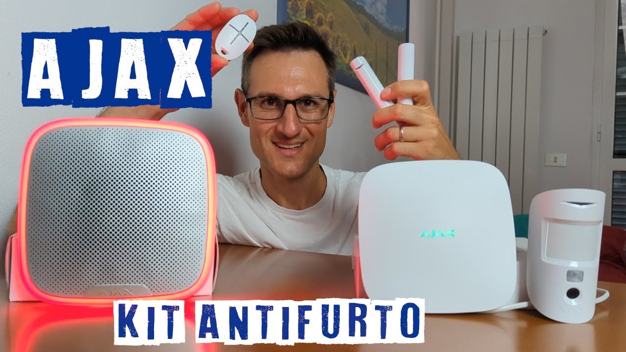 Installare Ajax: recensione kit antifurto casa, negozio, ufficio senza fili anti-jamming con sirena