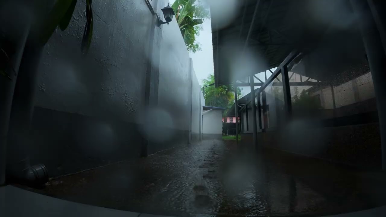 Enjoy the Tropical Depression Basyang (Penha) | afternoon | 4k | Special sound #asmr #travel