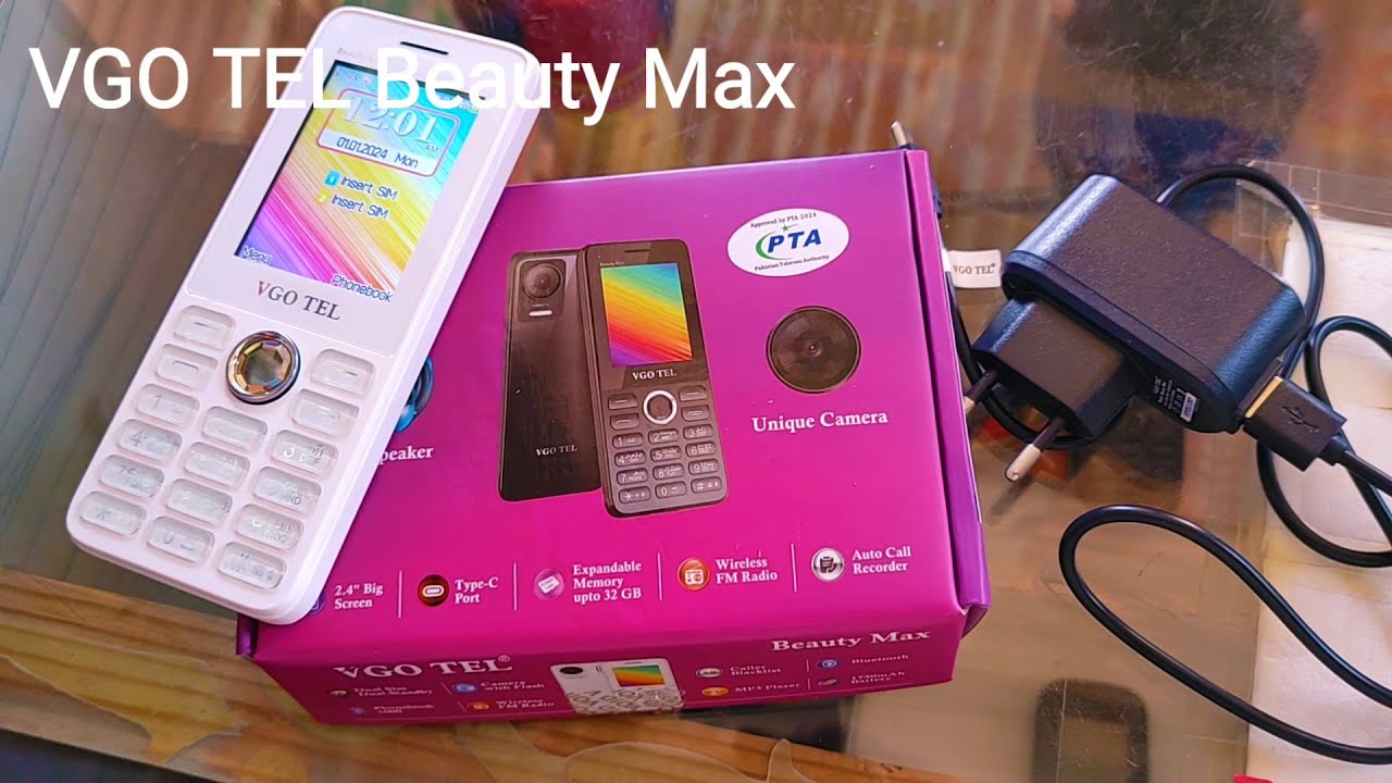 Vgo tel beauty max new model mobile 2024 Rs 2,650 1750mAh Unboxing And Review Pakistan's