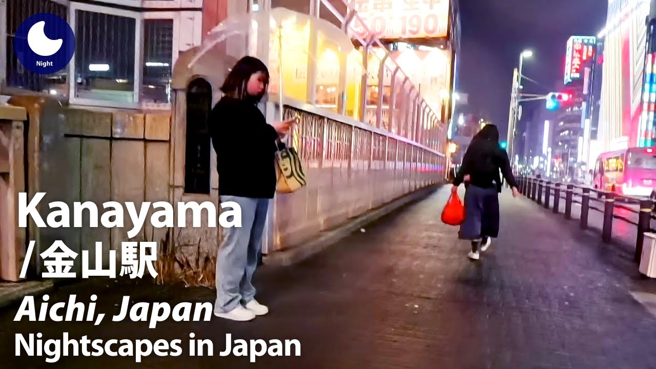 ⁴ᴷ Aichi: Kanayama Station (愛知県: 金山駅) - Japan Walking Tour (February, 2024)