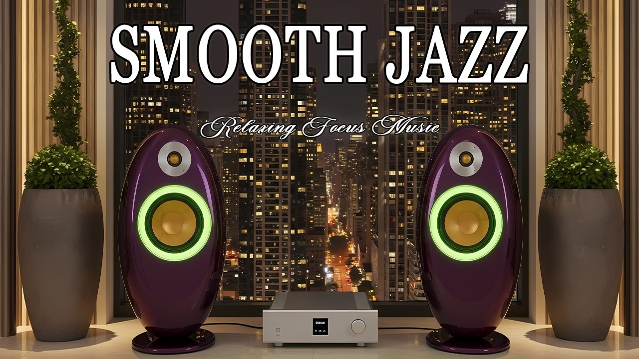 Soft Lights & Soulful Sax 🌙 Deep Smooth Jazz for Midnight Peace