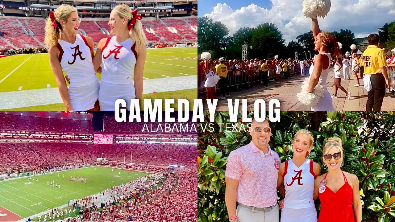 ALABAMA vs TEXAS gameday vlog