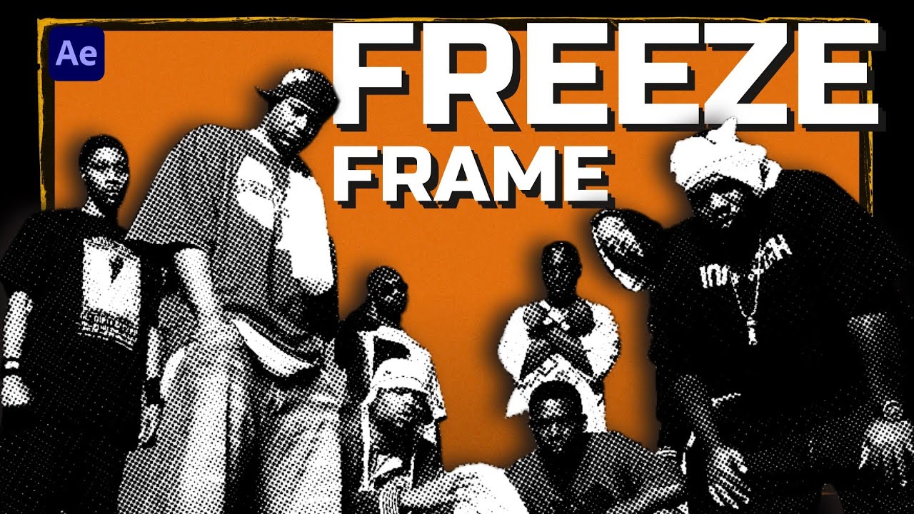 FREEZE FRAME. Несколько ПЕРЕХОДОВ || Adobe After Effect