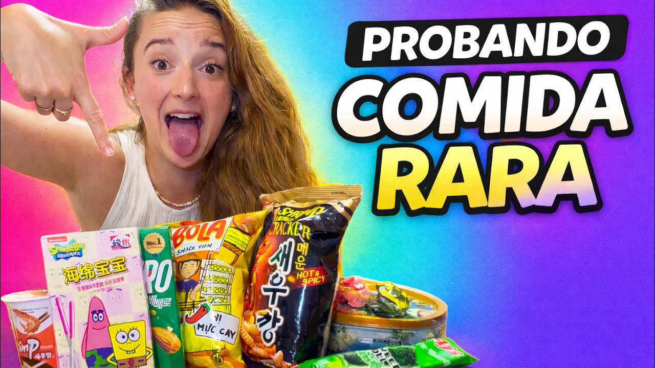 PROBANDO COMIDA RARA del Barrio Chino 🇨🇳🇰🇷 ¿Qué compré?