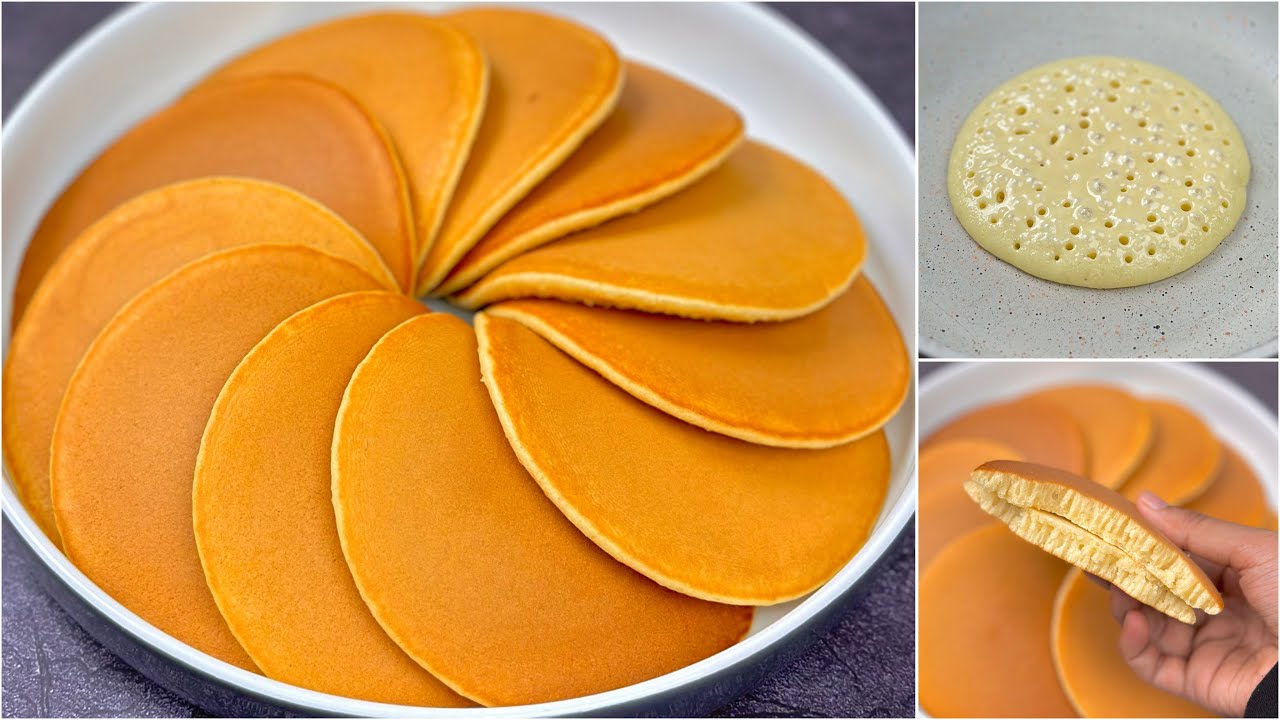 ১ টা ডিম দিয়ে ১০ মিনিটে ১০/১২ টা প্যানকেক | How To Make Pancakes | Easy Breakfast Recipe Pancakes