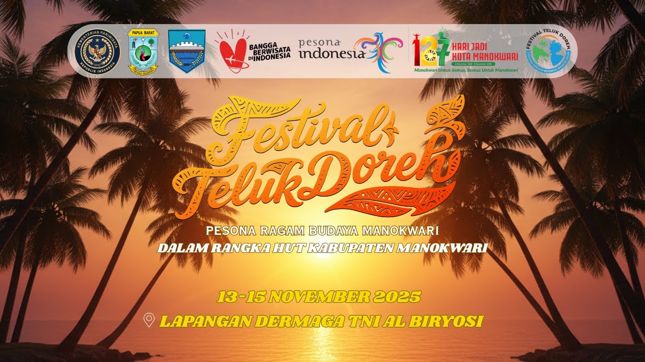 FESTIVAL TELUK DOREH - PAWAI BUDAYA DAN PENUTUPAN FESTIVAL TELUK DOREH, 15  NOVEMBER 2025