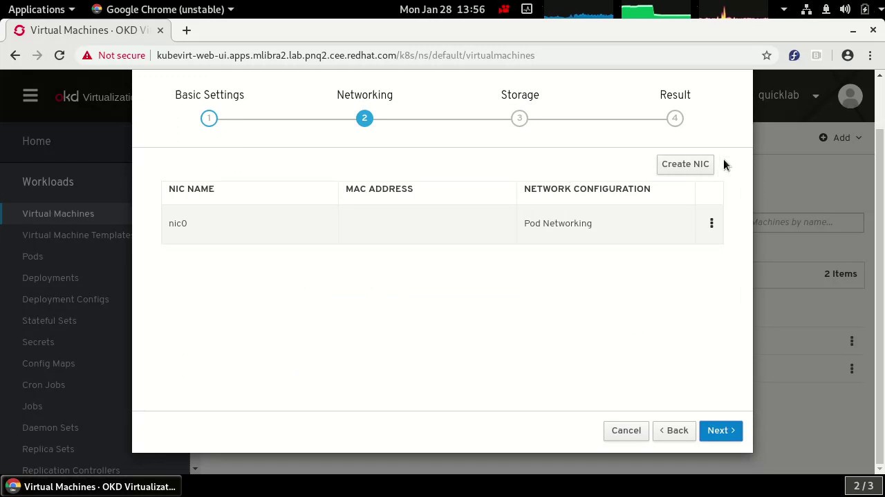 KubeVirt Web User Interface