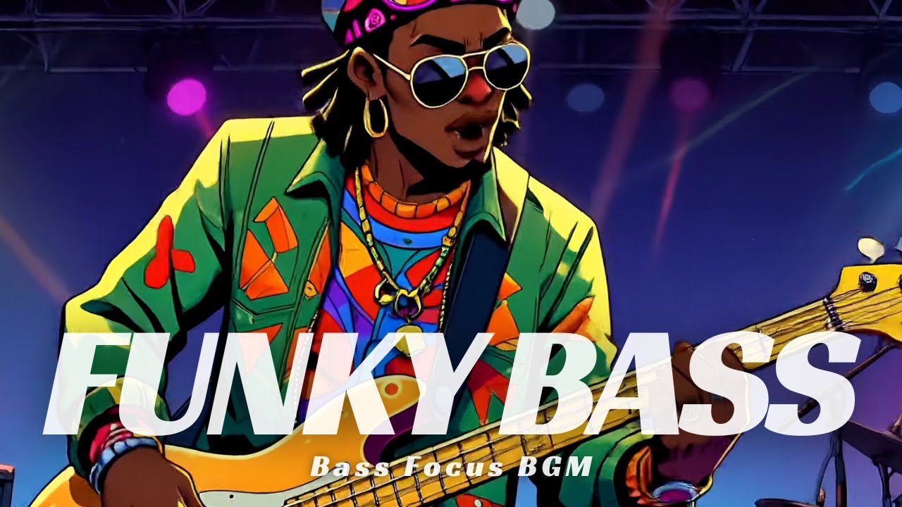 FUNK Bass BGM | Funky Slap Bass Groove for Focus & Energy