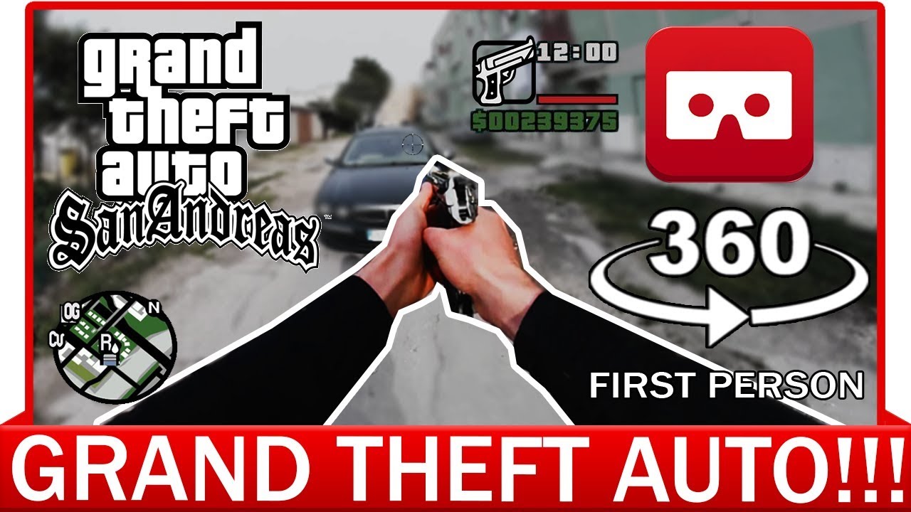 360&deg; VR VIDEO - GTA Real Life - GTA First Person - GTA VR - GTA VIRTUAL REALITY