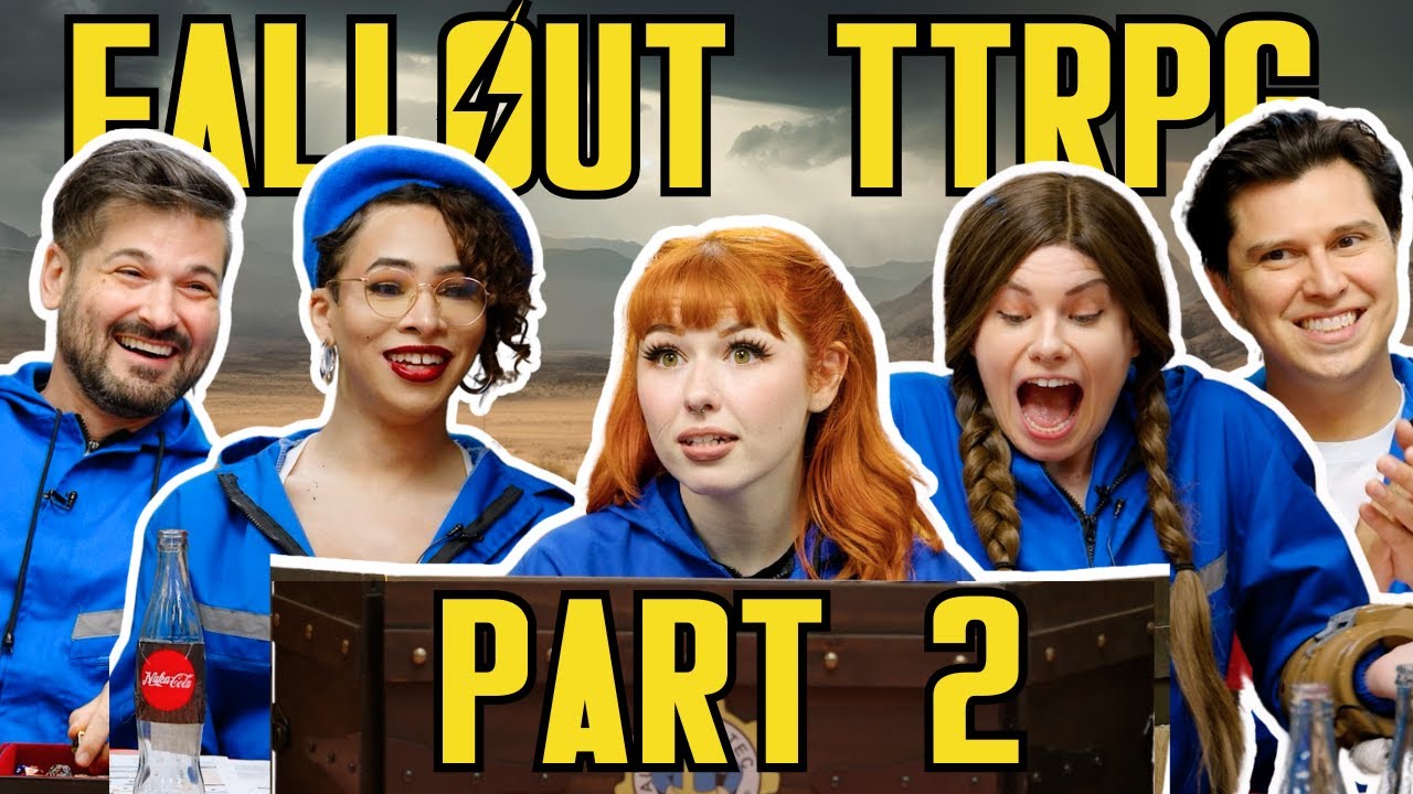 Fallout TTRPG | Saige Ryan, Persephone Valentine, Carlos Luna Anthony Carboni, Sarah Chaffee