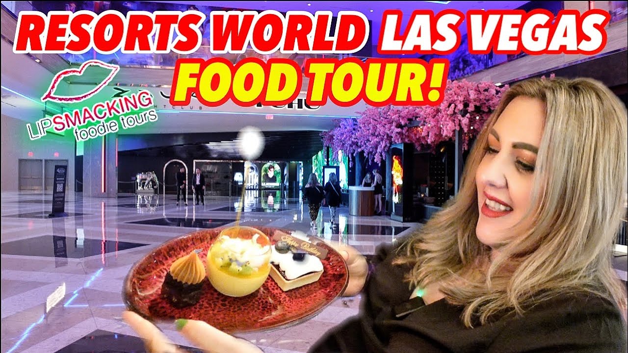 RESORTS WORLD LAS VEGAS FOOD TOUR! “Vegas Sights & Worldly Bites” Lip Smacking Foodie Tour 2022!