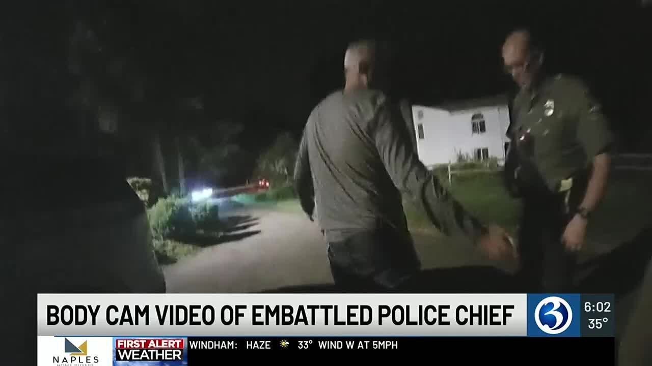 Body cam video of domestic incident involving embattled East Lyme police chief released