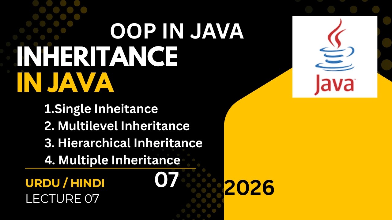 Inheritance in Java | Types of Inheritance Explained | OOP in Java Lecture 07 | Urdu/Hindi