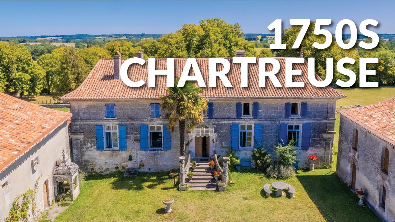 CHARACTERFUL 1750s CHARTREUSE | In Dordogne with courtyard and tree-lined avenue - A22873SHH24