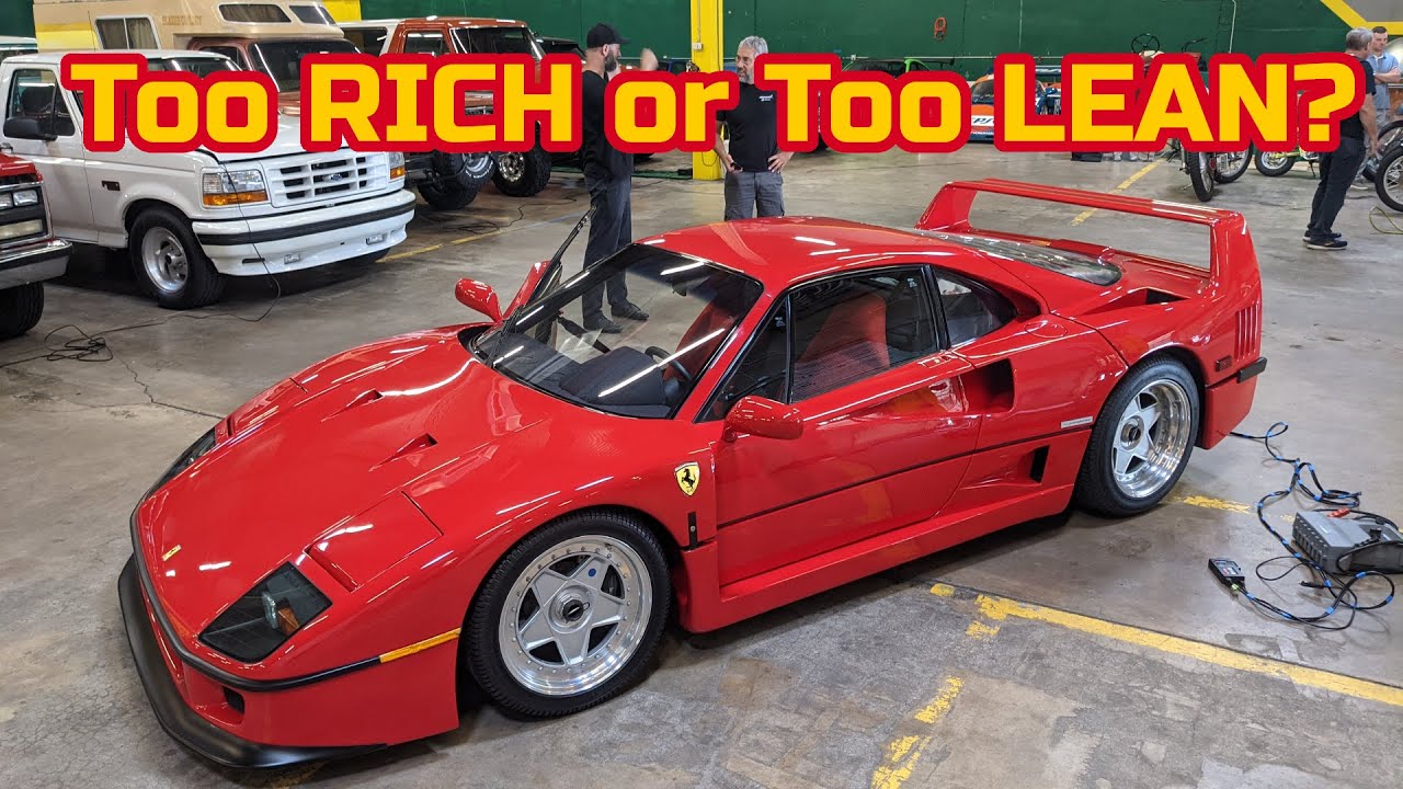 Tuning a Ferrari F40 Part 1 - Diagnosing the Problem