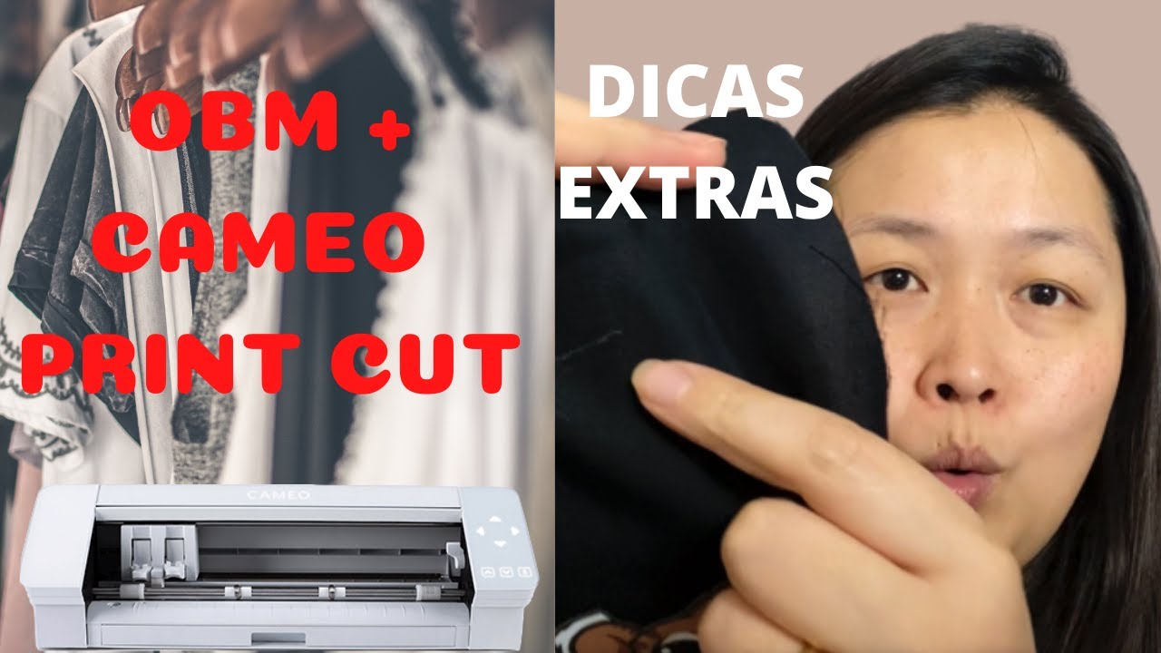 Print Cut no OBM sublimático Toque Zero/Estampa no tecido Preto